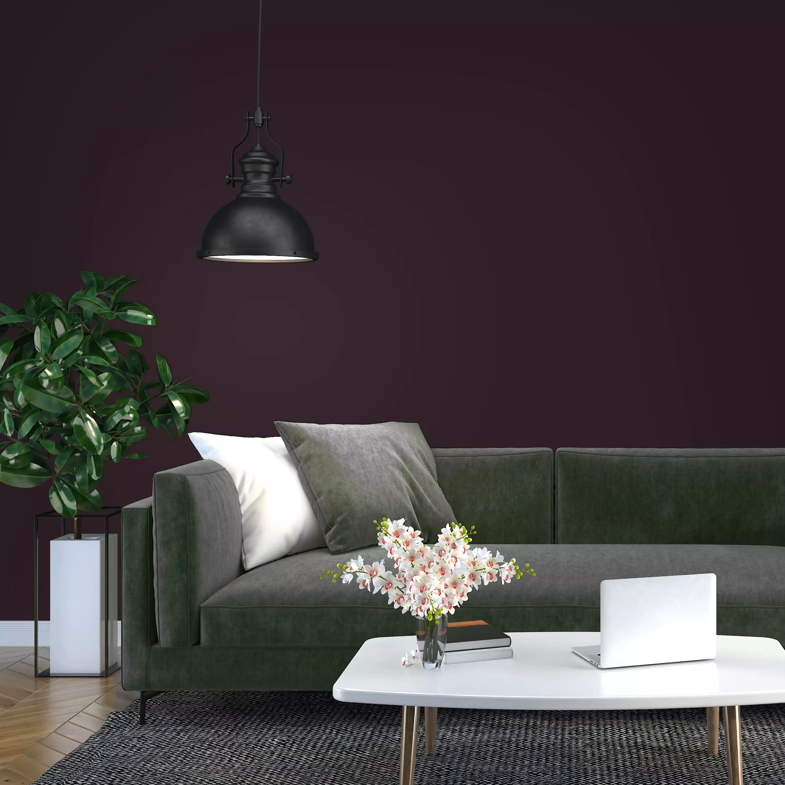 Интерьерная краска 260C NERO VIOLET