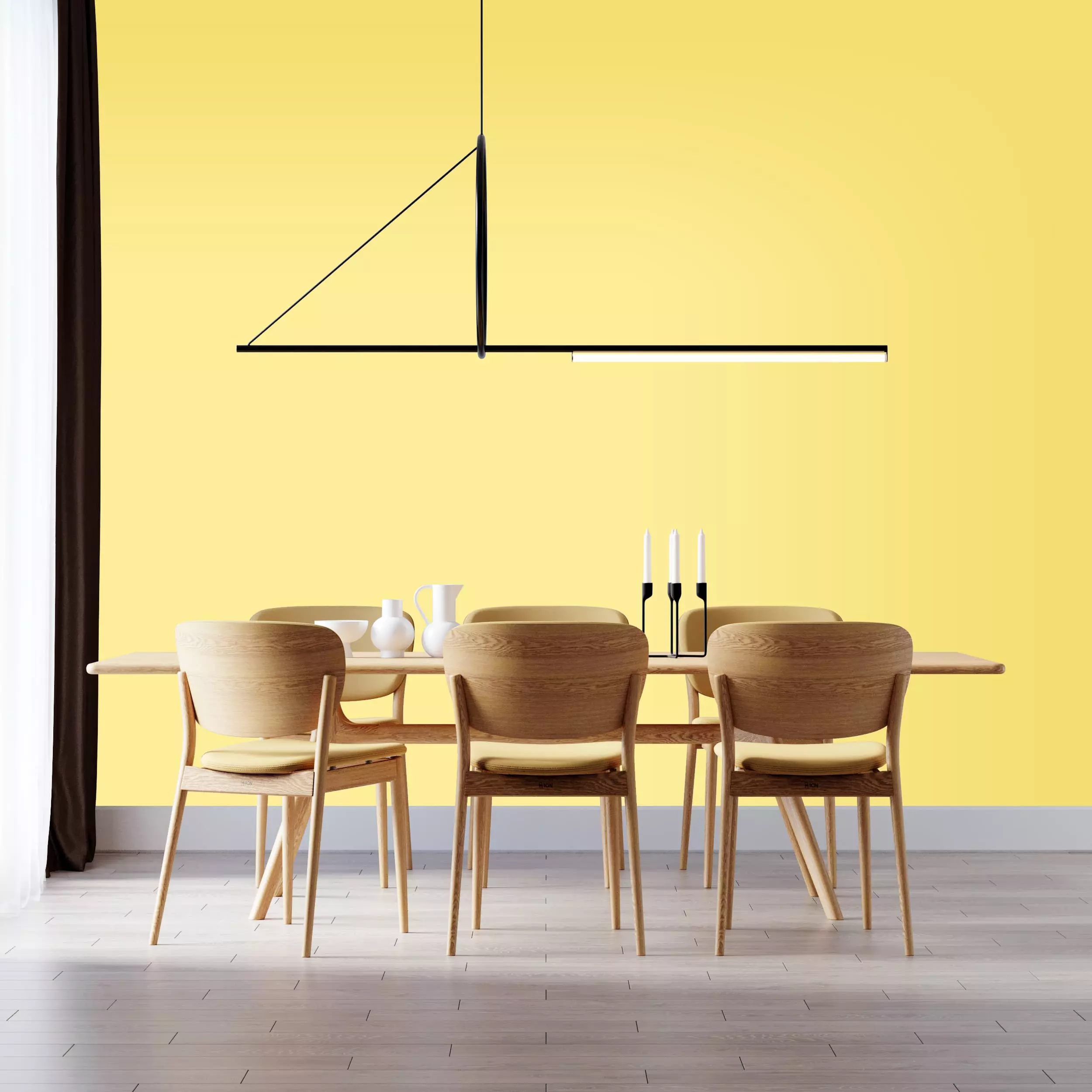Интерьерная краска 244A MELLOW YELLOW