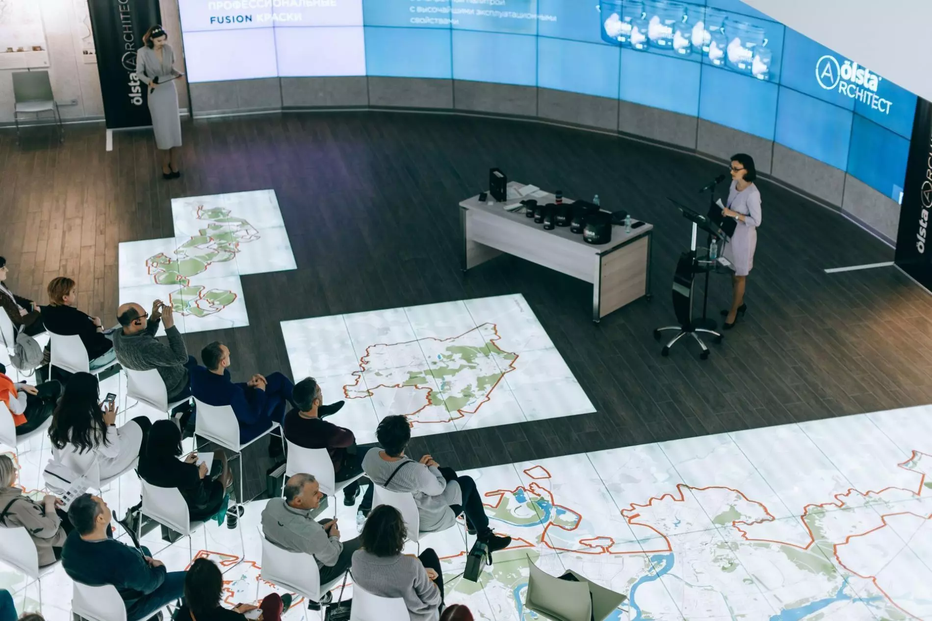 Презентация бренда профессиональных красок Olsta Architect прошла на высшем уровне!