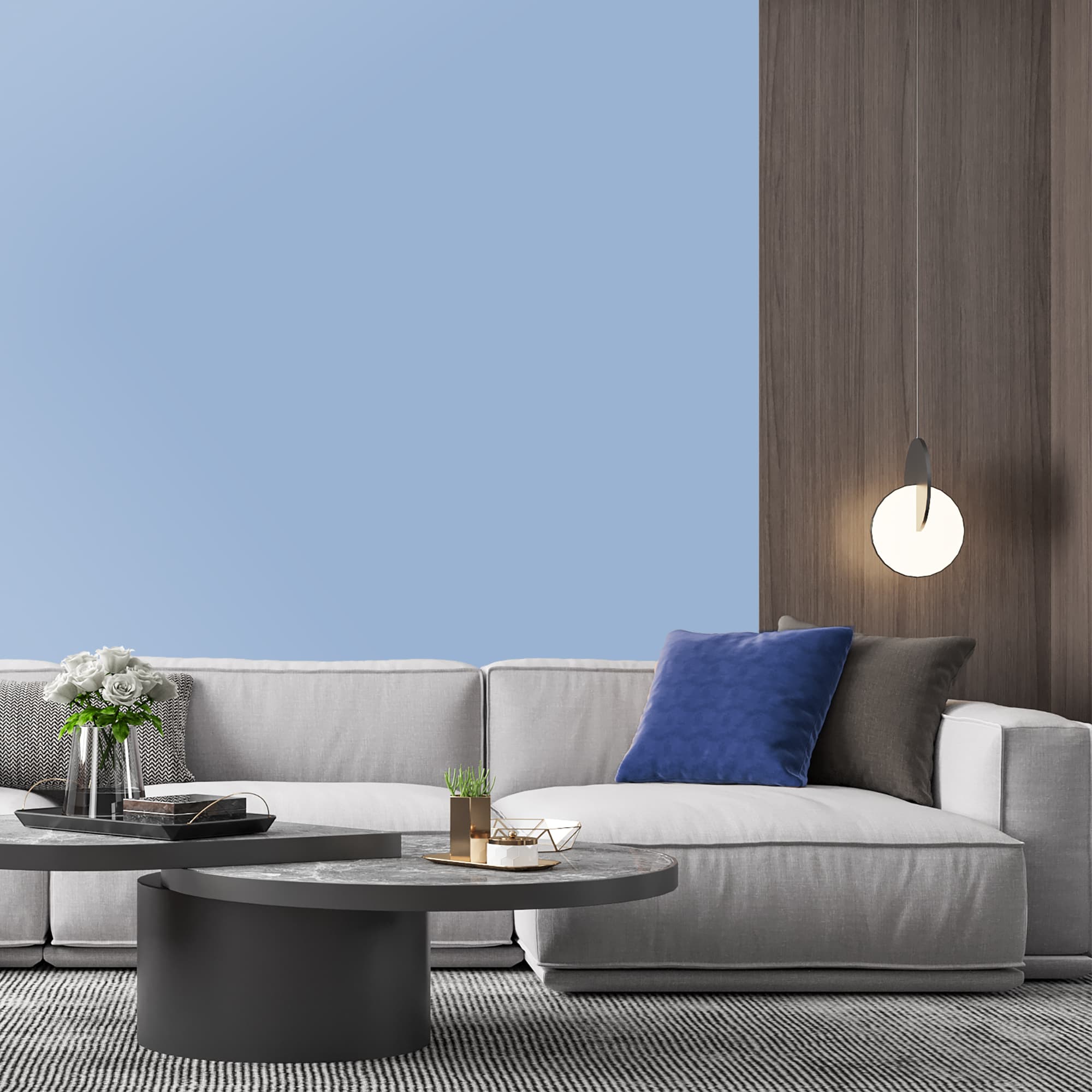 Интерьерная краска 233A ETERNALLY BLUE